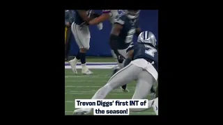 Trevon Diggs' first interception of the season