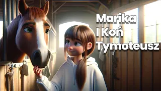 Marika  i Koń 🐎 Tymoteusz 🏇🐴