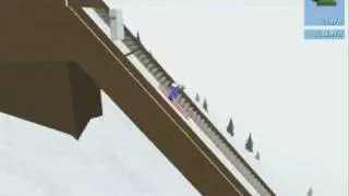 Deluxe Ski Jump 3 WORLD RECORD