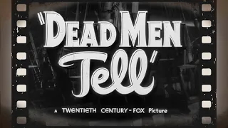 Charlie Chan's Dead Men Tell 1941 Trailer - Sidney Toler, Sen Yung, George Reeves - Classic Mystery
