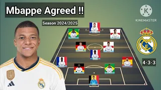 Mbappe Agreed !! Real Madrid Potential Line Up With Sancho & Mbappe ~ Update 11 May 2024