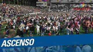 El Rayo Vallecano celebra el ascenso a Primera División