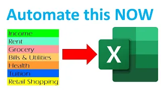 Setup CATEGORIES to Track Expenses in EXCEL | SYNC for FREE #2