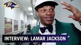 Ravens First-Round Pick Lamar Jackson, "We're Gonna Get a Lot of Wins. I'm Coming." | 2018 NFL Draft