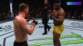 Francis ngannou vs stipe Miocic 1 UFC