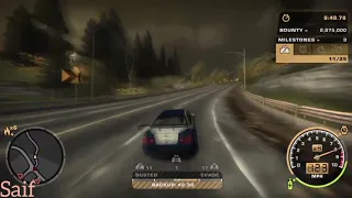 [Need for speed most wanted 2005] Final pursuit old bridge jump.