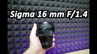 Объектив Sigma 16mm F1.4 | Распаковка