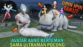 AVATAR AANG BERTEMAN SAMA ULTRAMAN POCONG, UPIN IPIN KAGET - GTA 5 BOCIL SULTAN