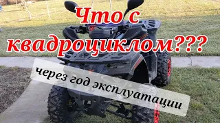 Квадроцикл год спустя.  Обзор.  Hamer 125