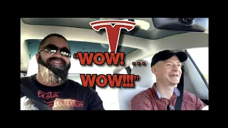 First Time Tesla Test Driver Is Amazed by Tesla Model 3! - Tesla Smile! - Tesla Tech Impresses!