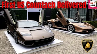 First Lamborghini Countach LPI 800 4 In The US Delivered In Monterey