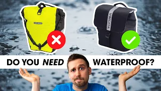 Why you DON'T need a waterproof pannier bag for your bike (TESTED!)
