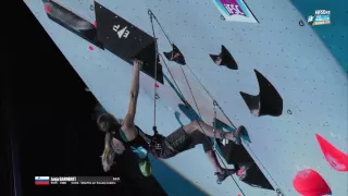 IFSC Climbing World Cup Villars 2016   Lead   Finals   Women   Janja Garnbret mp4