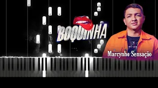 BOQUINHA - Marcynho sensação Tutorial | Piano | Teclado | Cover | Como Tocar#Klevierlls