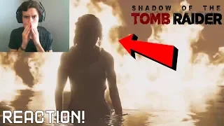 Shadow of the Tomb Raider Gameplay Demo - E3 2018 - Reaction! LARA CROFT IS A BEAST!!!