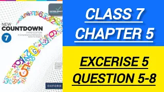 countdown 7 Math ||exercise 5 Questions 5-8||Third Edition Oxford|| Ratio and proportional