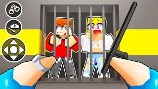 Minecraft, ale GRAM JAKO GRUBY POLICJANT BARRY'S w Minecraft! (BARRY'S PRISON RUN)