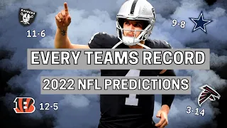 Record Predictions for Every NFL Team 2022