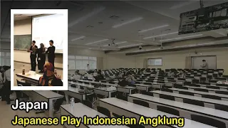 Orang Jepang Mainkan Angklung Indonesia - Japanese Play Indonesian Angklung