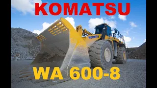 WATCH THE NEW KOMATSU WA 600-8 IN ACTION