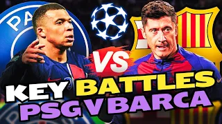 PSG vs Barcelona: Key Battles to look for out in Champions League Quarter-Final