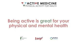 Active Medicine - Physical activity for health, long film