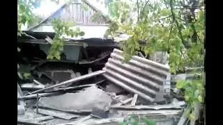 ДОКУЧАЕВСК-ПОБЕДА  после обстрела украинской сотроной  21.10.14