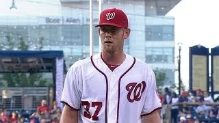 COL@WSH: Strasburg whiffs eight over 7 2/3 innings