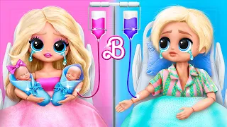 Barbie y Ken en el Hospital / 30 Manualidades DIY para Muñecas LOL OMG