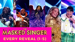 Every Masked Singer Reveal (Season 1, Season 2, Season 3, Season 4, Season 5)