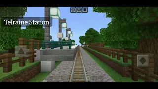 10km Train Journey in Minecraft (Sun Valley to Forthspen Junction, Freebuild Railway)