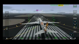 RFS-Real Flight Simulator Airbus A350-1000 Etihad Airways Abu Dhabi To Bombay Full Takeoff.