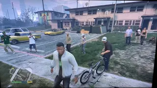 Gta v - franklin, lamar & stretch attack the Vagos