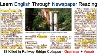 The Hindu Newspaper Reading - Learn English through Reading Newspaper - Grammar + Vocabulary