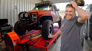 The Rat Rod Wrecker's New Super Charged Motor Gets Dyno Tested!