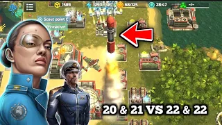 ART OF WAR 3 | SPENT 1 BILLIONS GOLD BOST || 20 & 21 VS 22 & 22 🔥