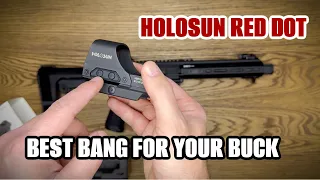 Holosun HS510C Red Dot Sight Review and Install