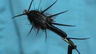 Beginner Fly tying a Deep Black Stonefly with Jim Misiura