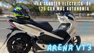 ARENA VT3 ⚡️ La scooter eléctrica con más autonomía de baterías extraíbles