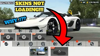Why Your Skins Don't Load on Modded Version || Extreme Car Driving Simulator