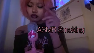 asmr smoking a menthol cigarette