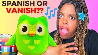 SPANISH LEARNER Reacts to Duolingo’s Spanish or Vanish Song...🇪🇸✨
