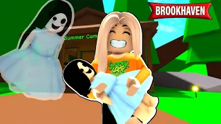 O SEGREDO DA BONECA DO ACAMPAMENTO Historinhas Brookhaven Roblox | Mariana Nana |