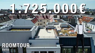 Penthouse in Berlin-Prenzlauer Berg mit über 70qm Dachterasse - Roomtour mit Leon🤵🏻‍♂️und Niklas 🎥