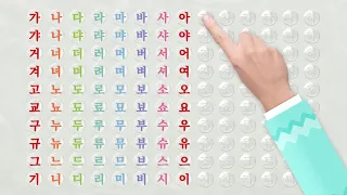 [Hangul syllable] Learning Ga, Ma, Da, Ra ★ Korean Alphabet syllable★