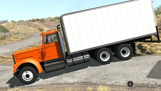 BeamNG Drive - 6x4 Box Truck on the Small Island USA