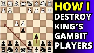 How I Shocked King's Gambit Players in the Opening 👁️👁️