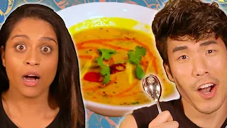 The Try Guys $850 Indian Food Challenge ft. Lilly Singh