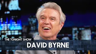 David Byrne on His Giant Suit from Stop Making Sense and Writing Music in Cars | The Tonight Show