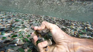 Is This the Most Concentrated Sea Glass Beach on Earth? Millions and Millions of Jewelry Pieces!!